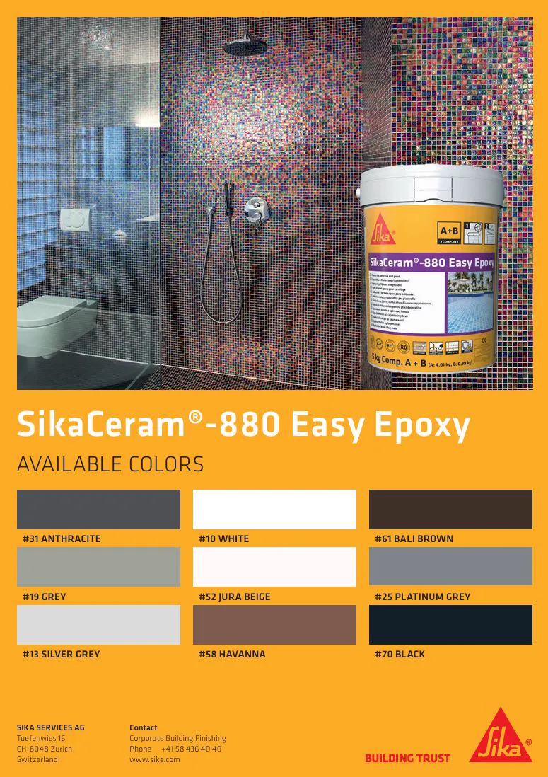 סיקה סרם® 880 Easy epoxy